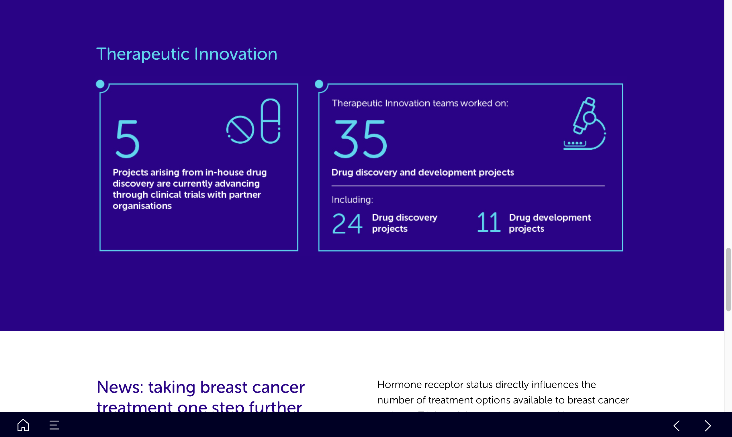 Cancer Research Horizons screenshot 5
